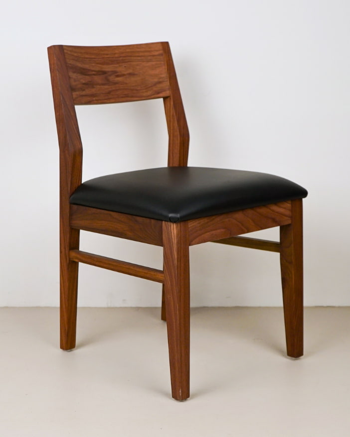 solid wood dining chairs in a range of colors