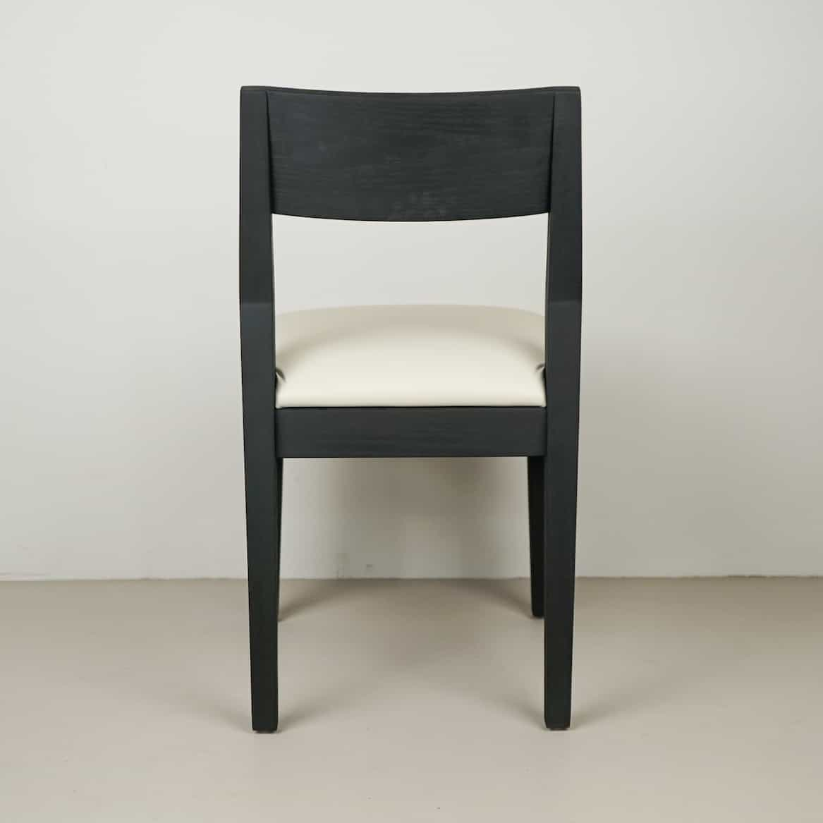 black oak dining chair