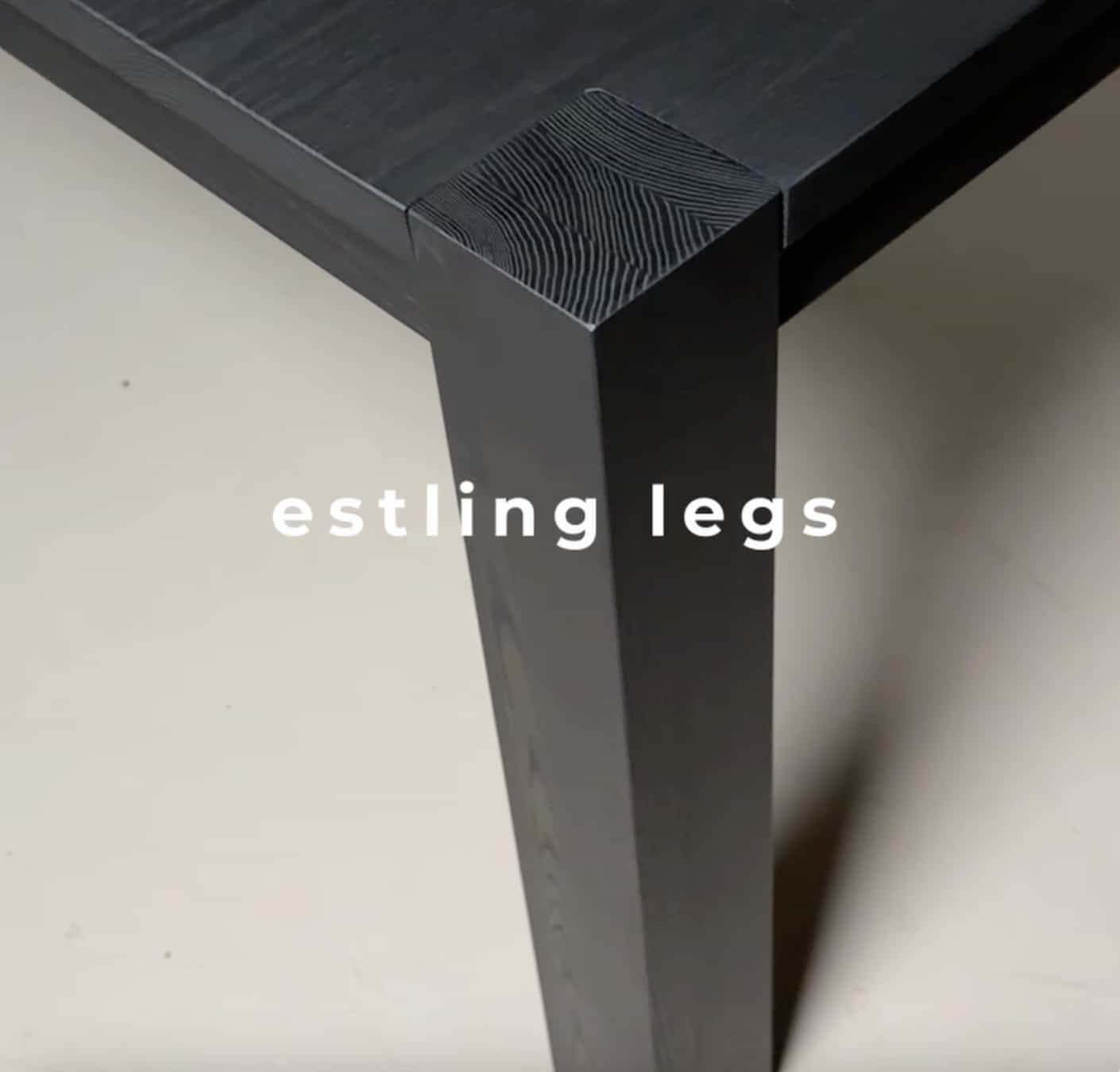 extendable modern parsons table