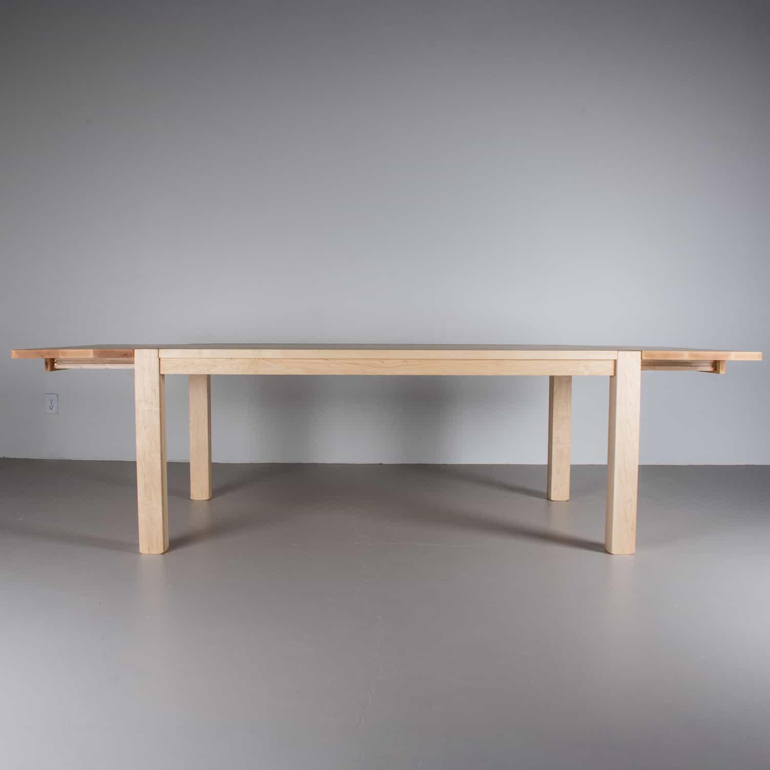 maple end extension table