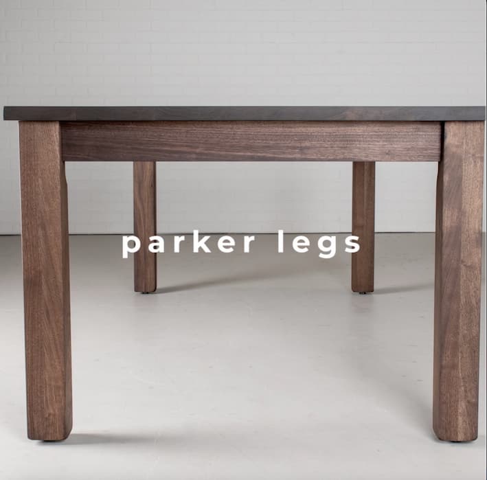 wood parsons table