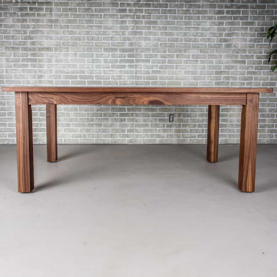 walnut parsons table