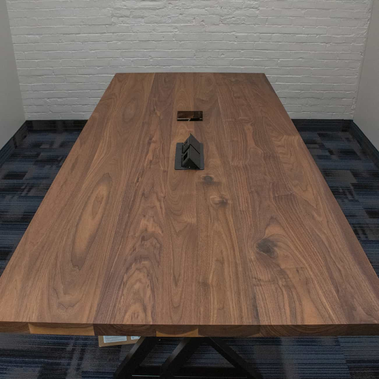 black walnut conference table