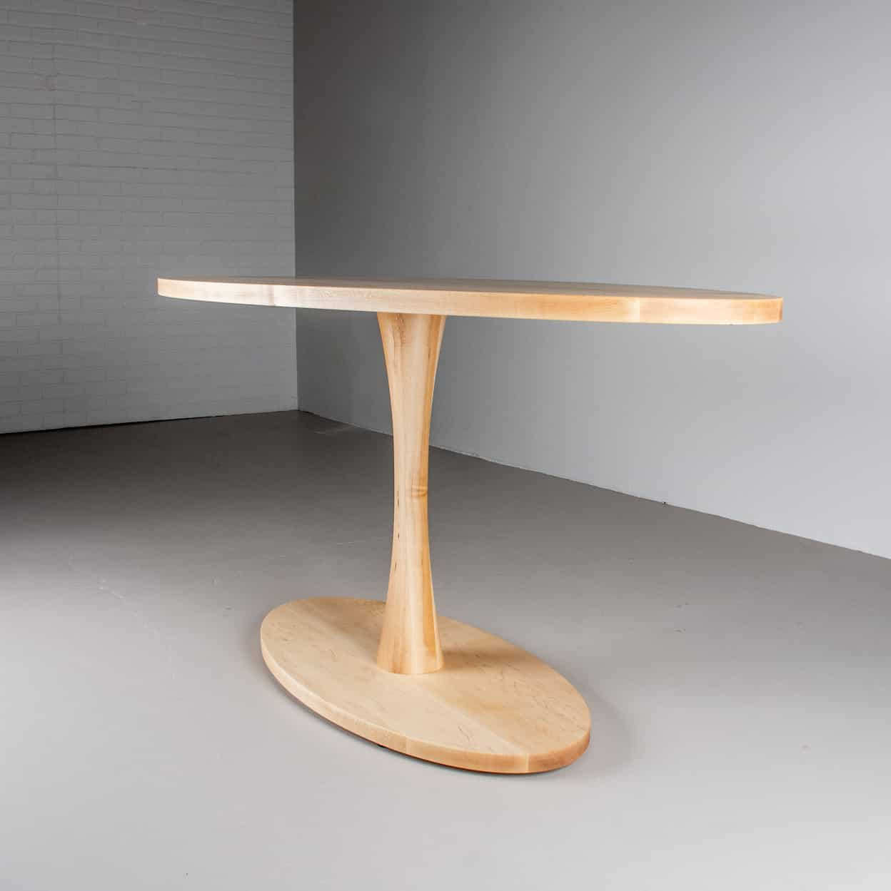 maple oval table