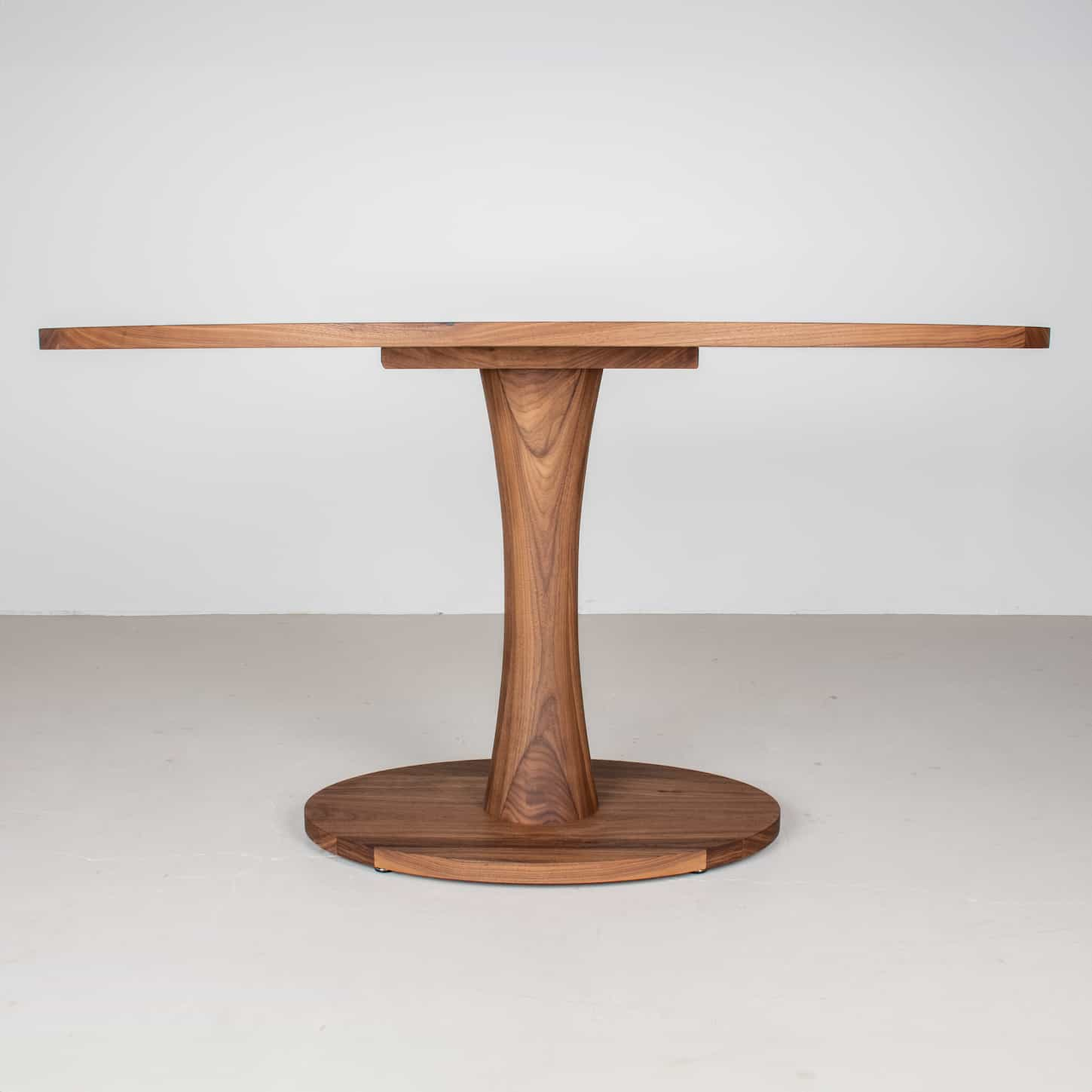 walnut oval table