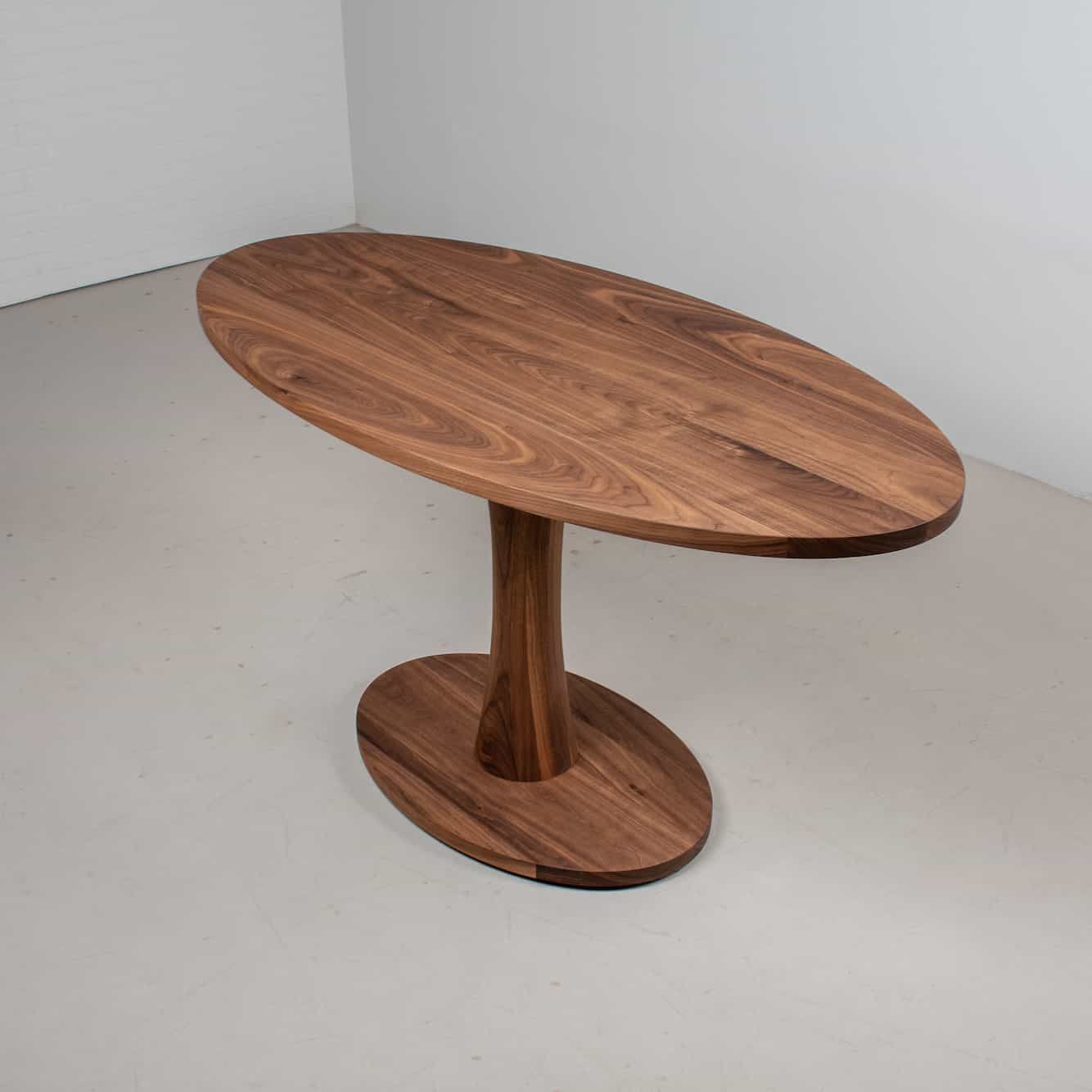 walnut oval table