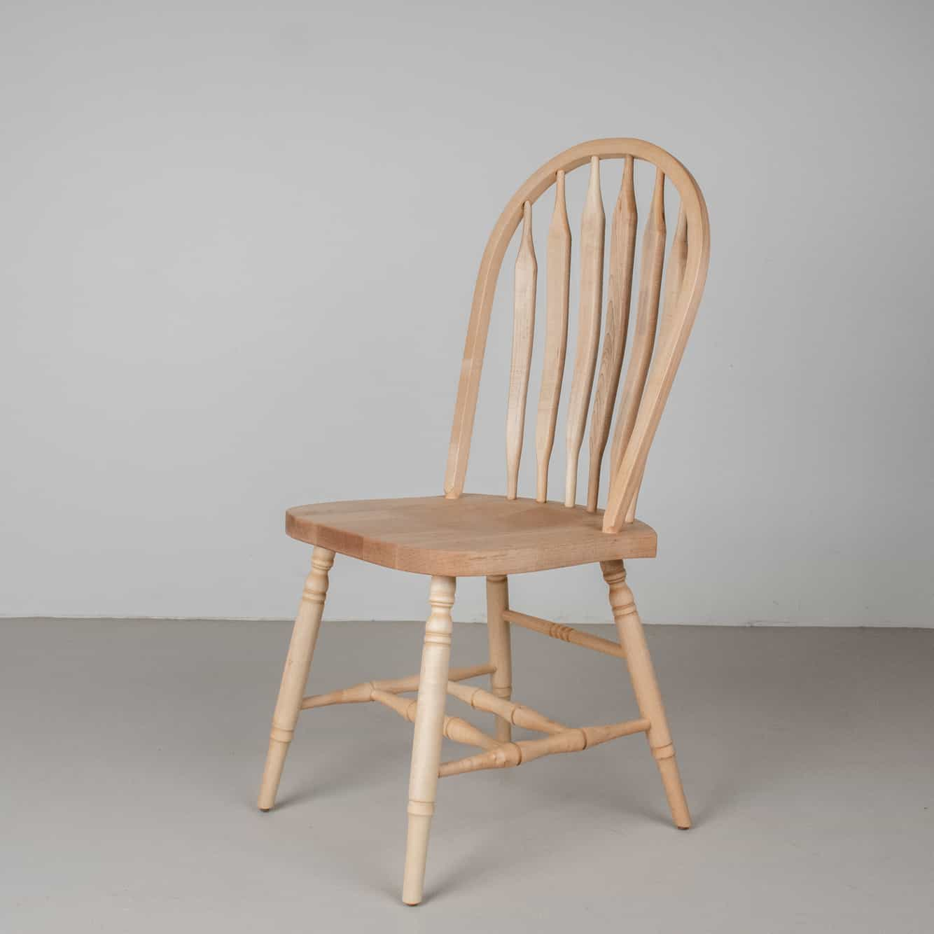 farmhouse wood dining chair