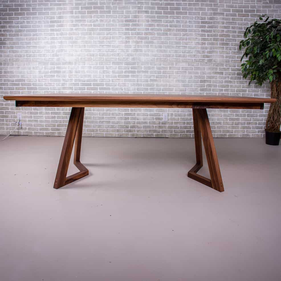 profile of walnut extension table