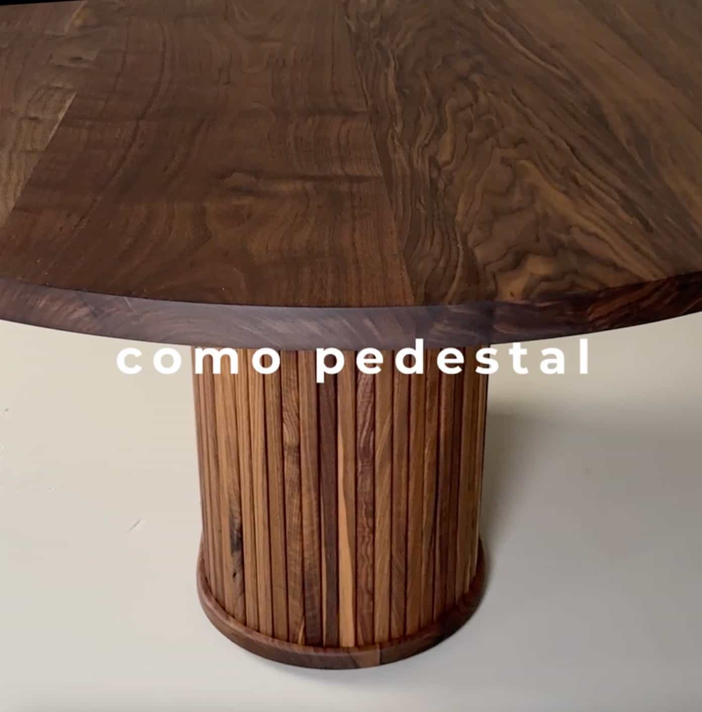 oval pedestal dining table