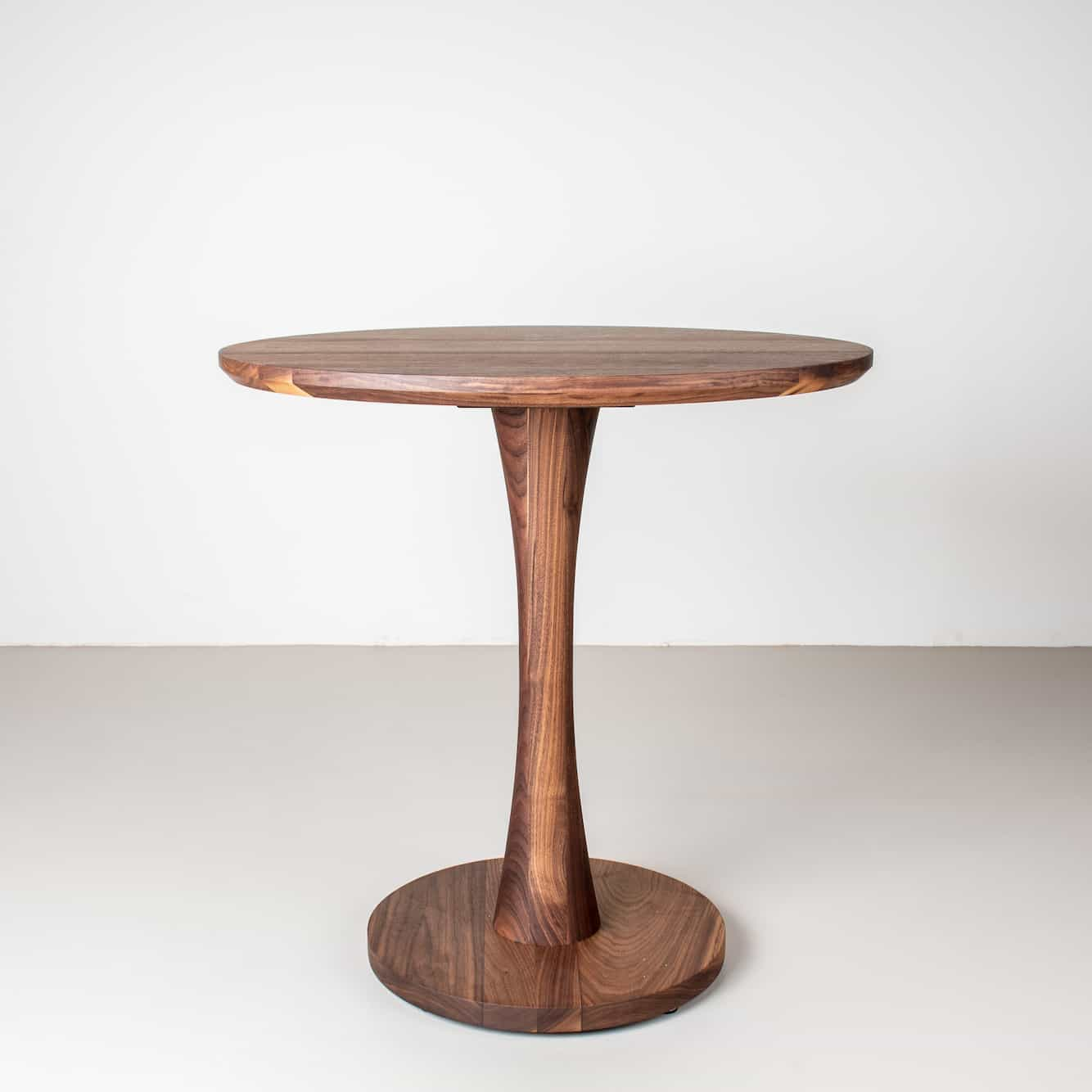 small round pedestal table