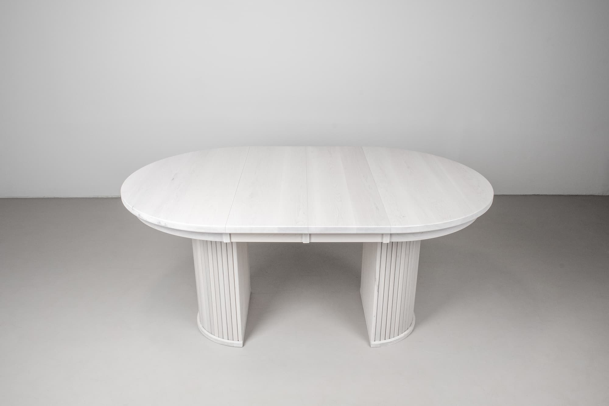 white maple extendable pedestal table