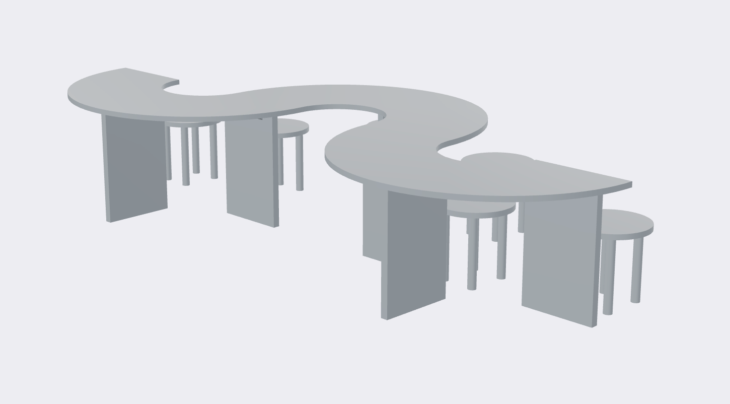 Custom tables for Lucy / Stella Artois