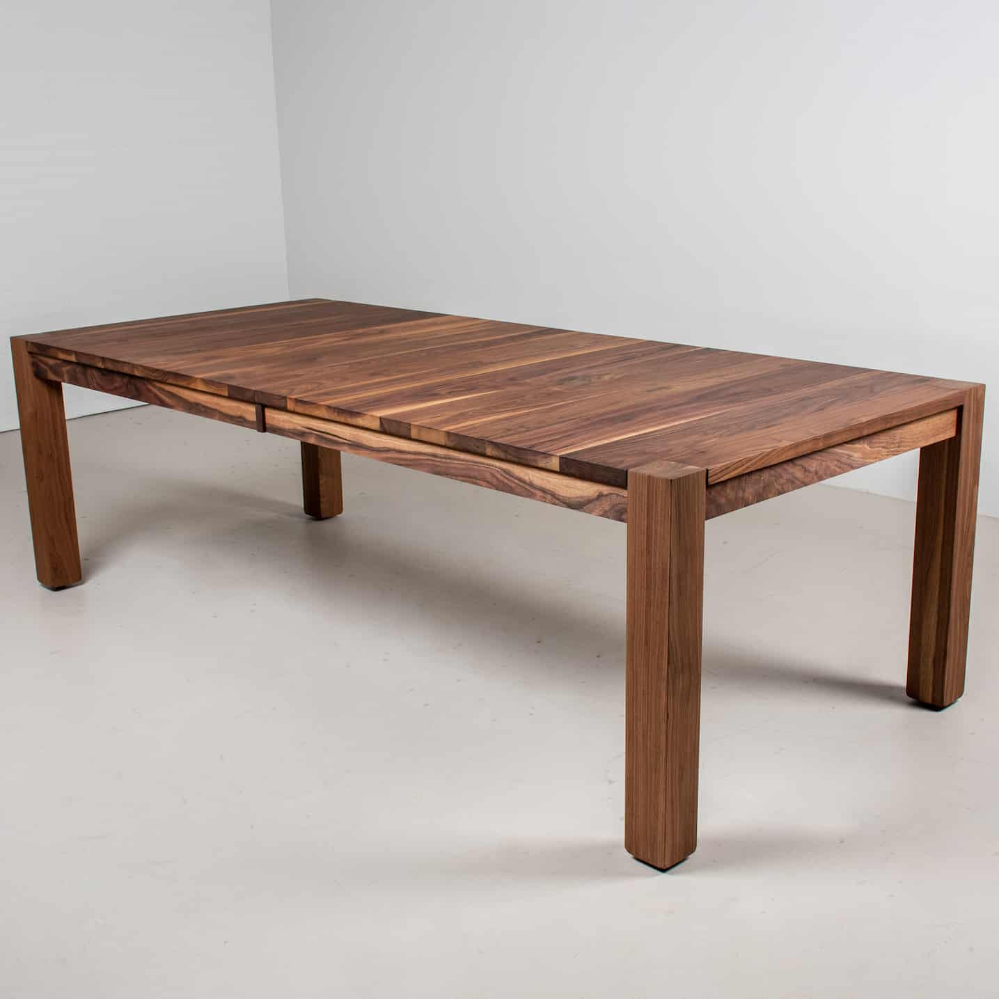 walnut center extension table