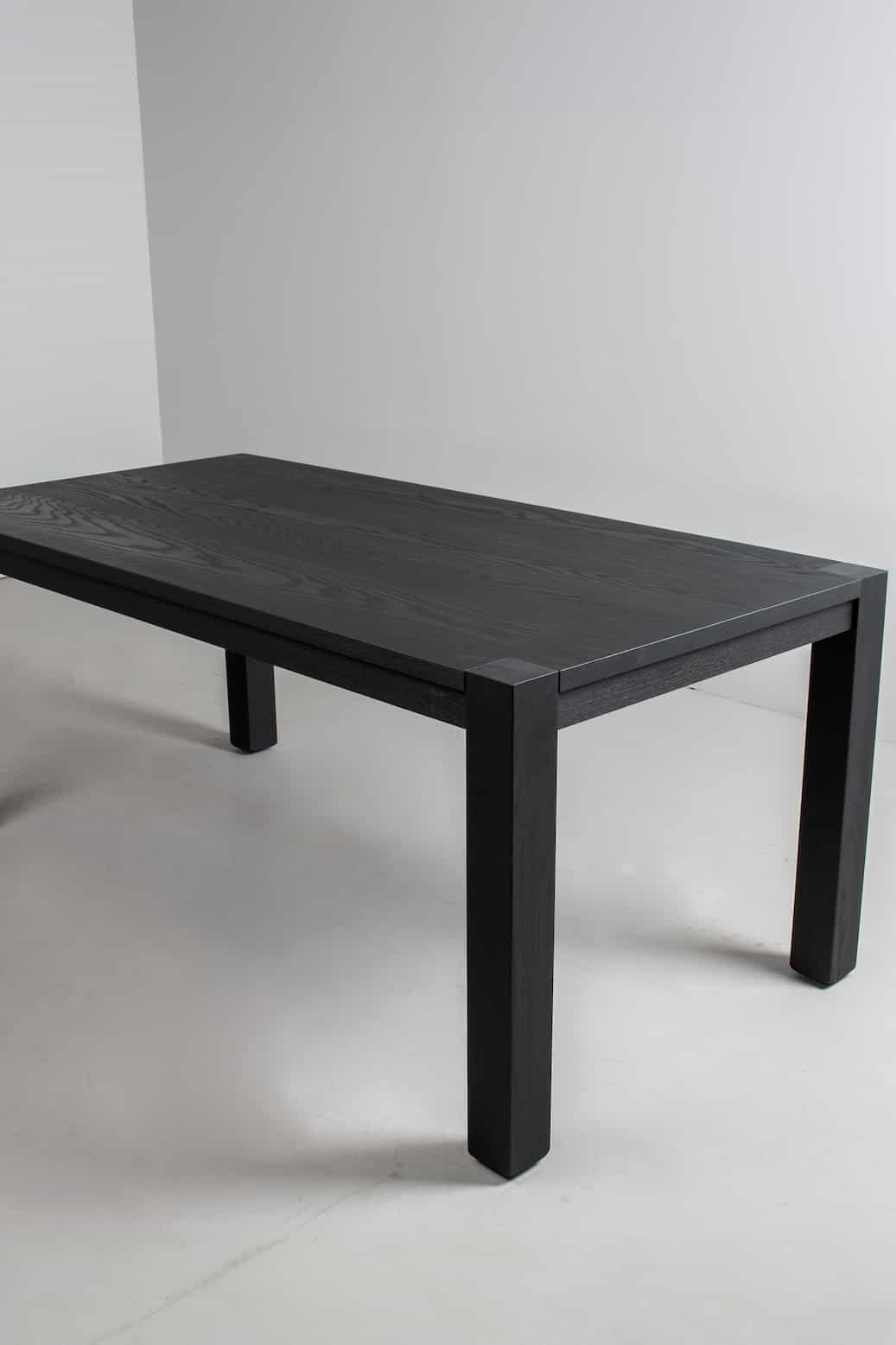 black wood kitchen table