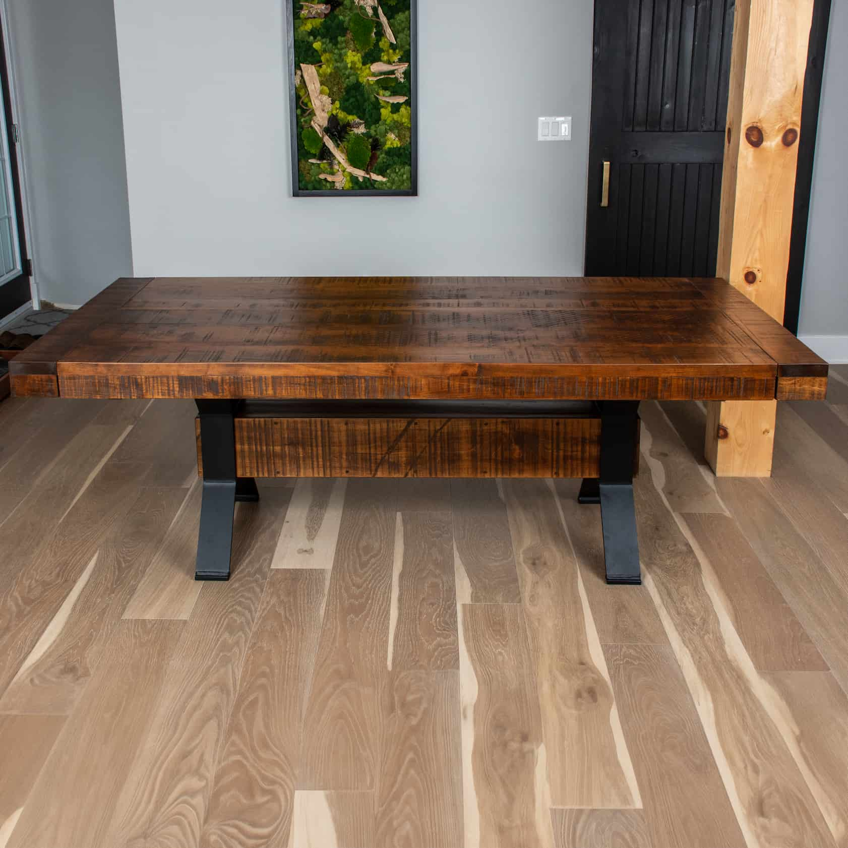 rustic kitchen dining table