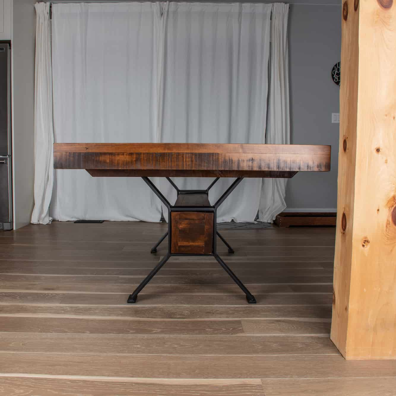 rustic kitchen dining table