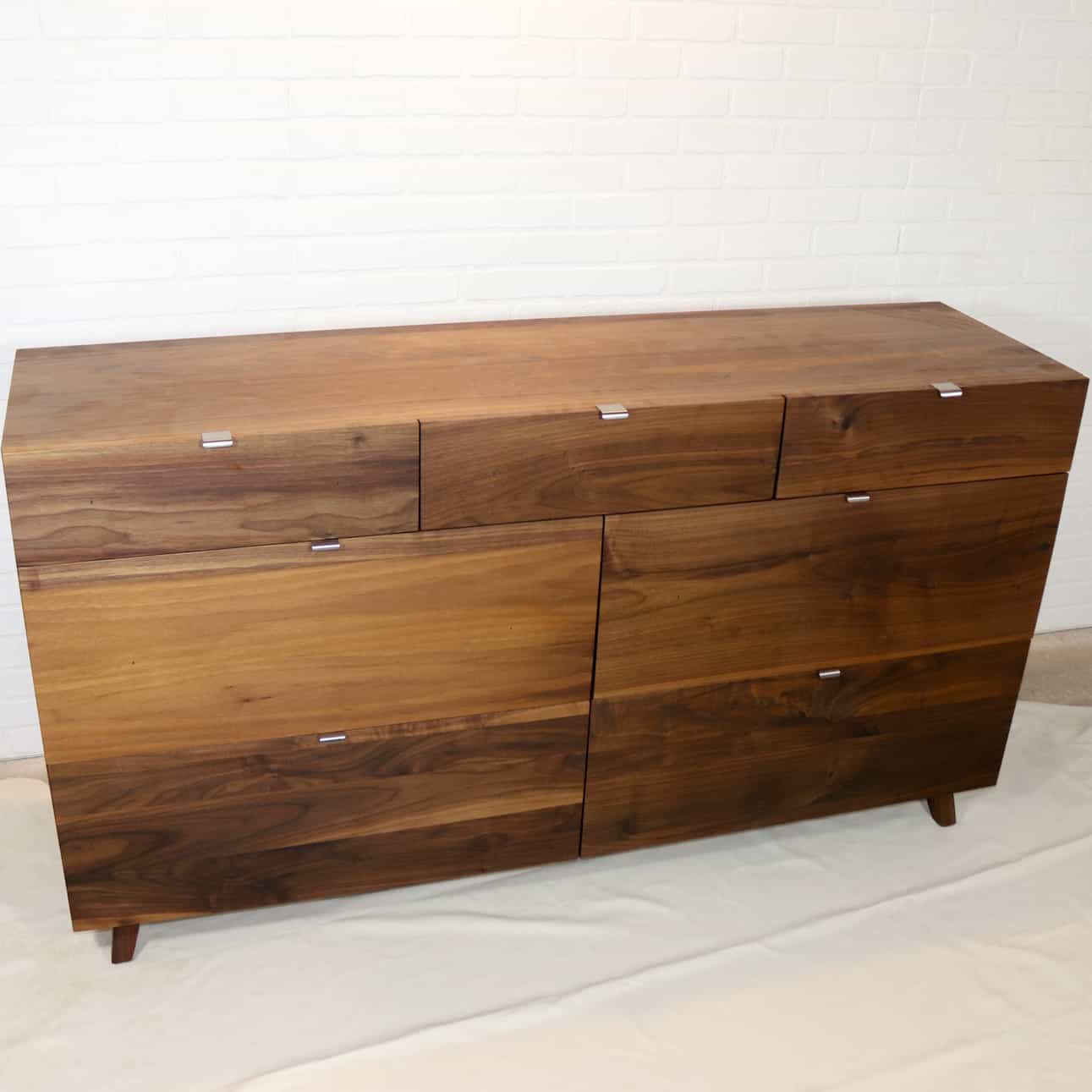 custom walnut dresser