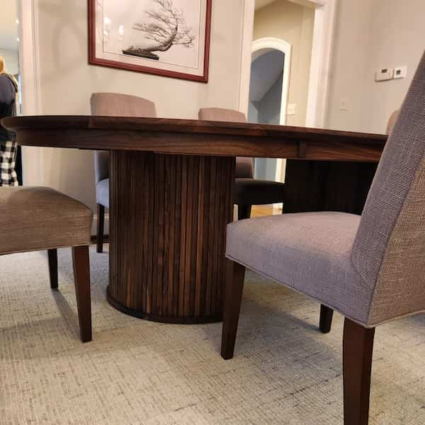 extendable pedestal table