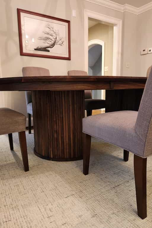 extendable pedestal table