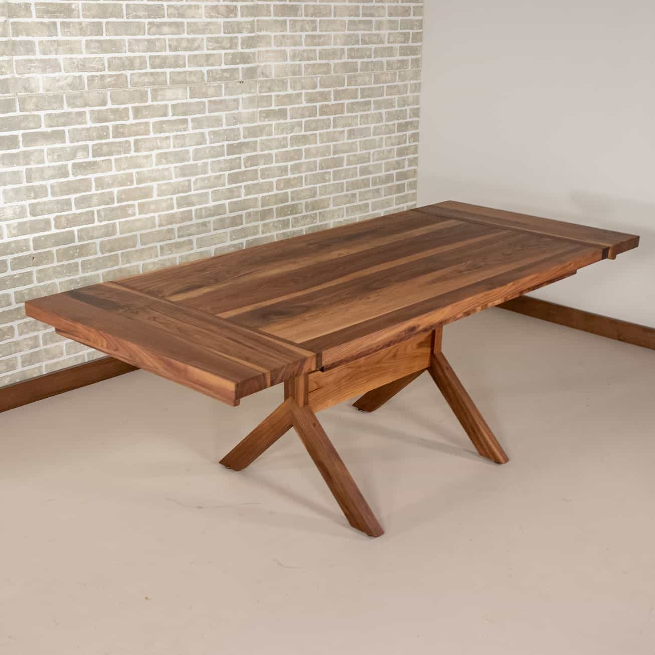 extendable walnut table