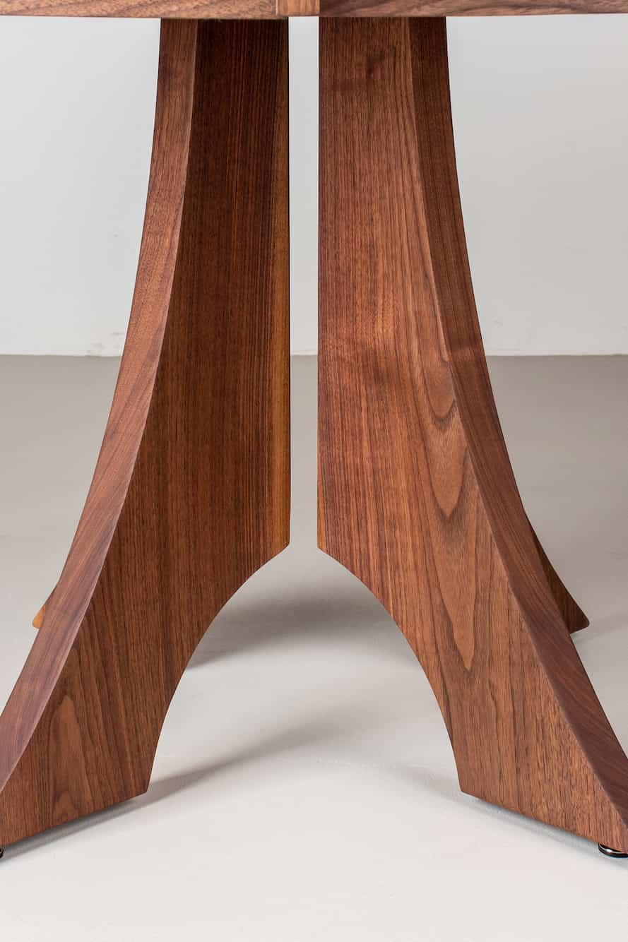 extendable walnut table