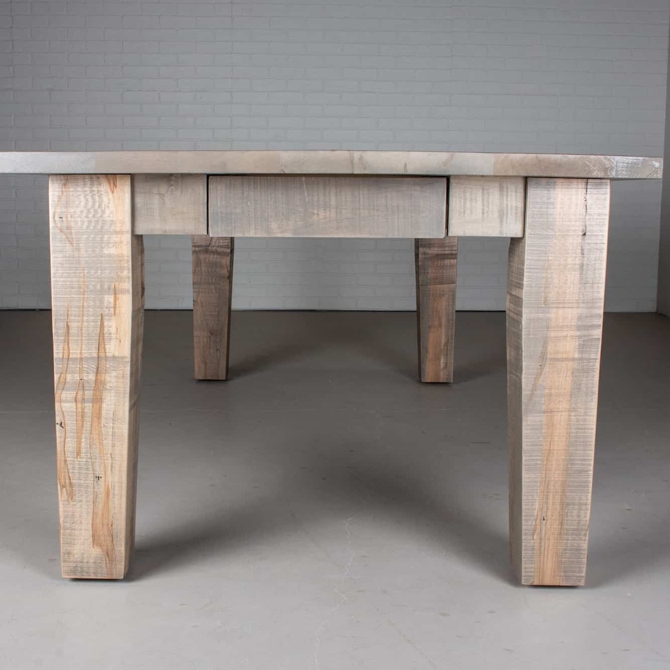 Rustic Maple Extendable Parsons Table 42x84