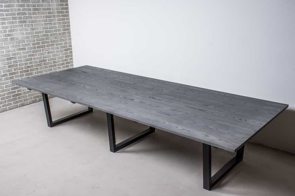 gray wood conference table