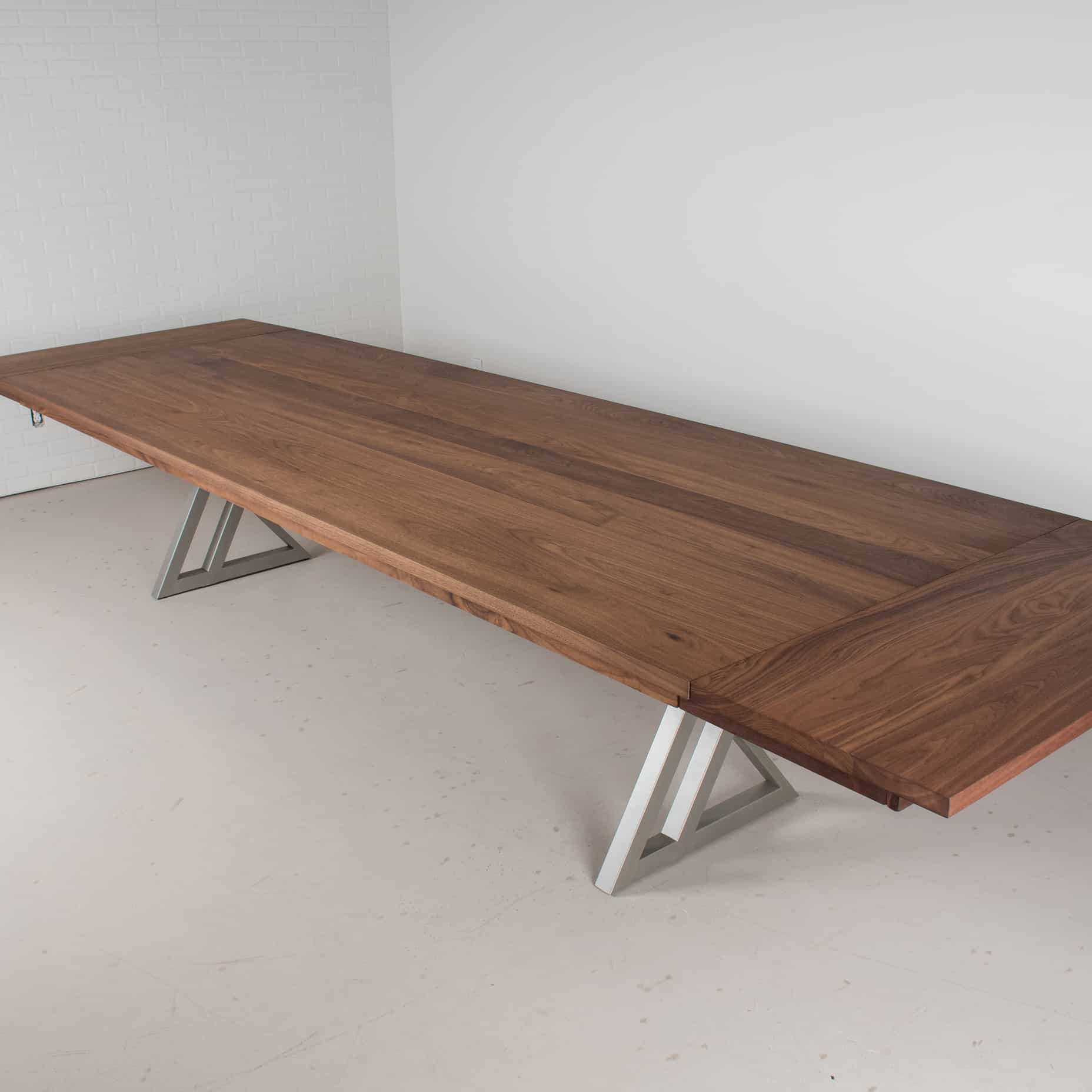 large walnut extension table