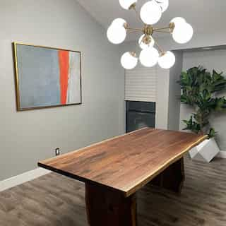 live edge dining table