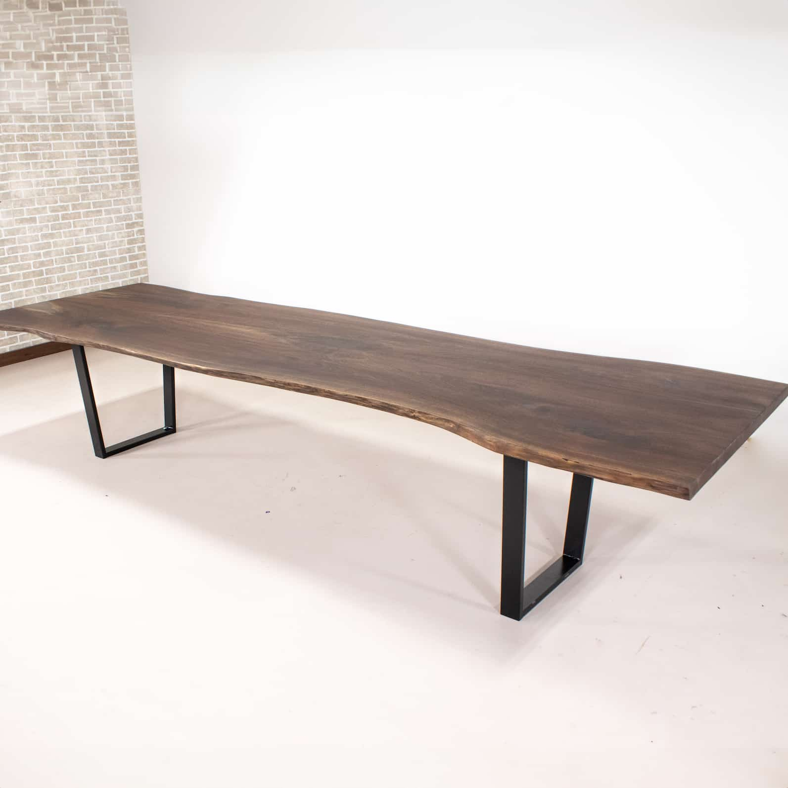 live edge bookmatch conference table