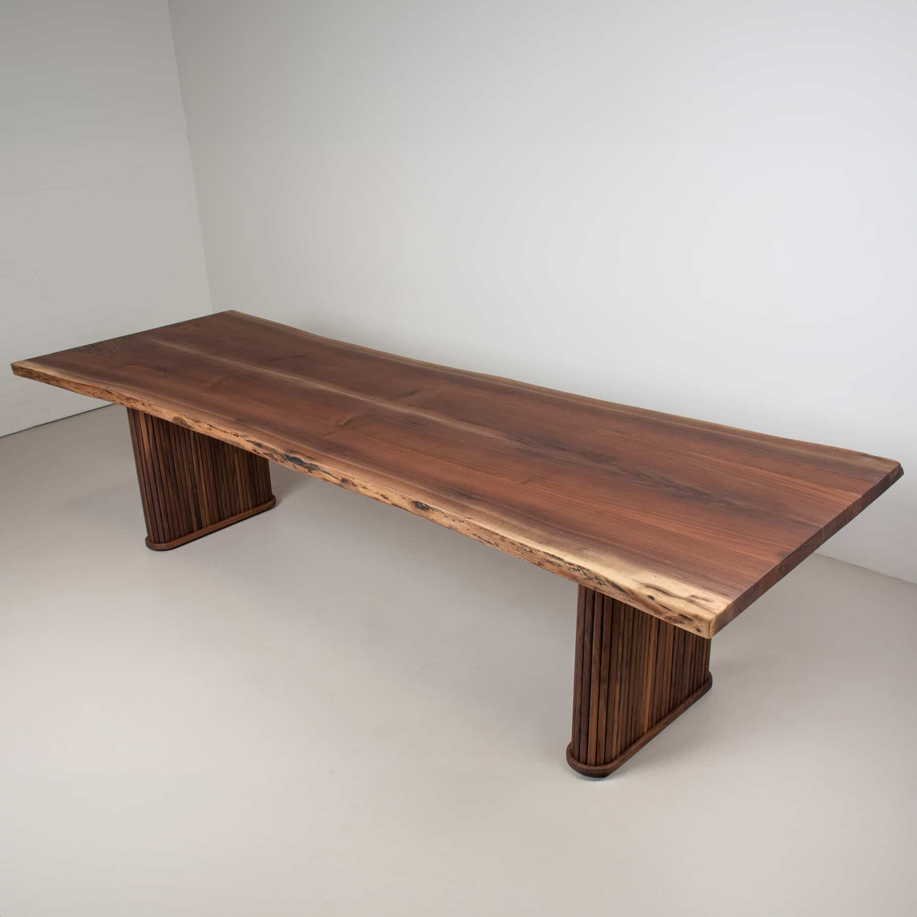 live edge bookmatch conference table