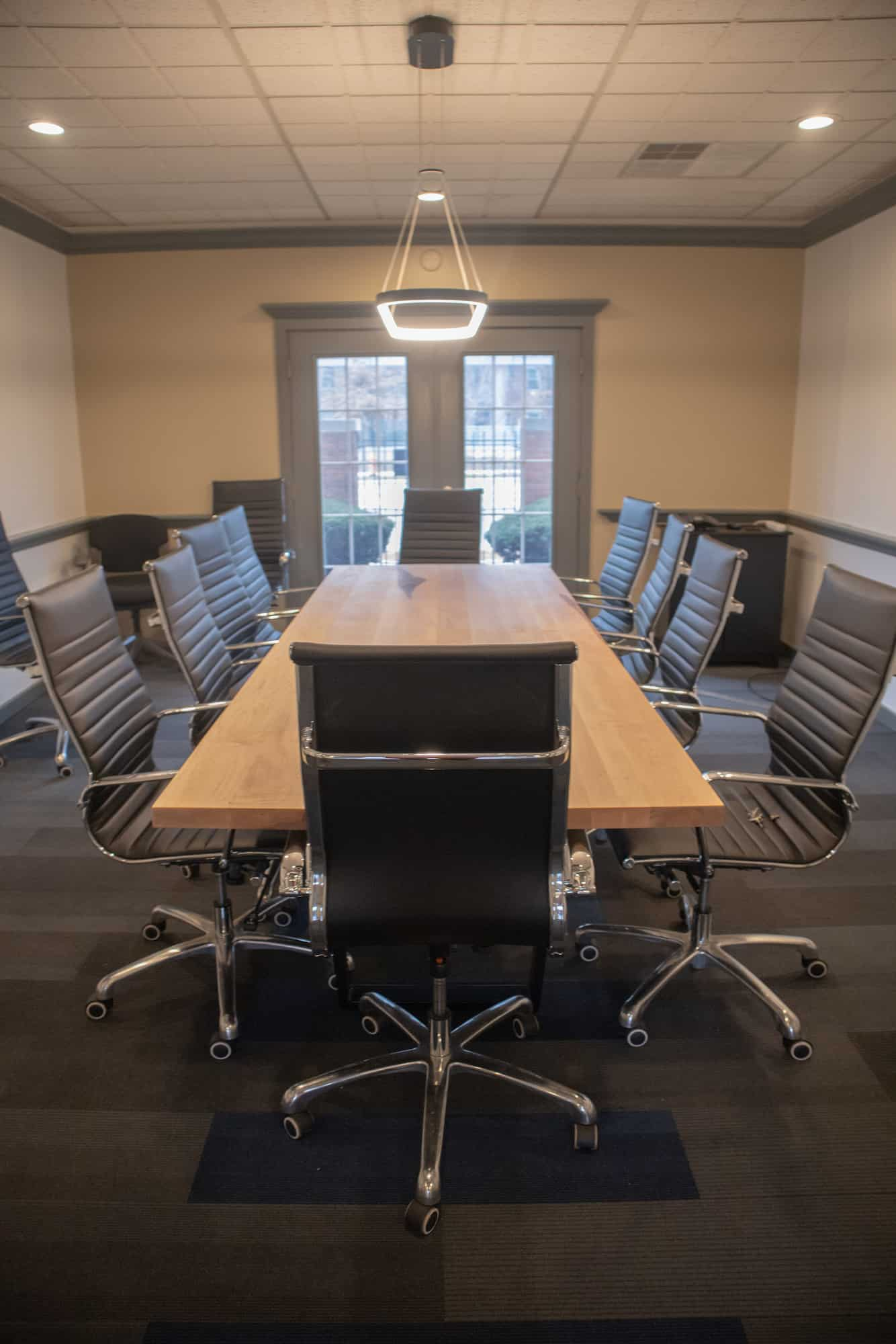 maple boardroom table