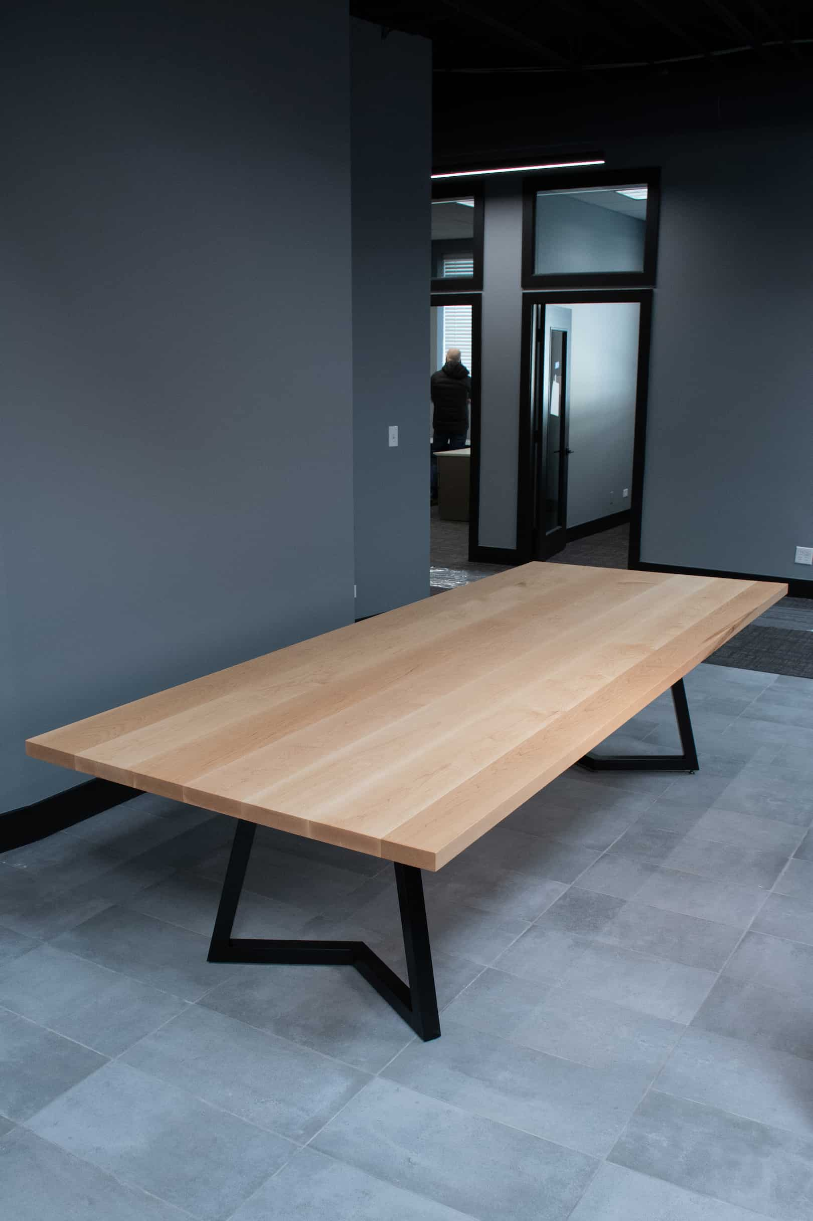 maple meeting room table