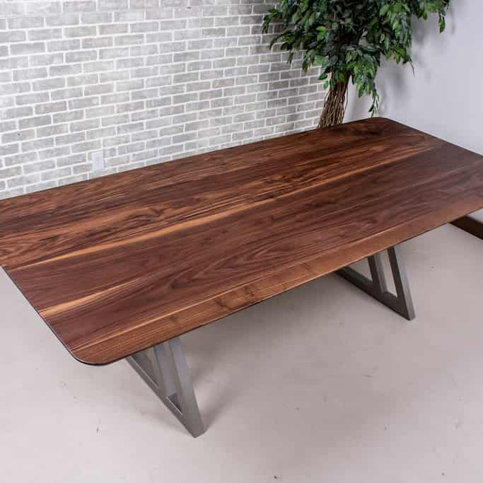 modern walnut table