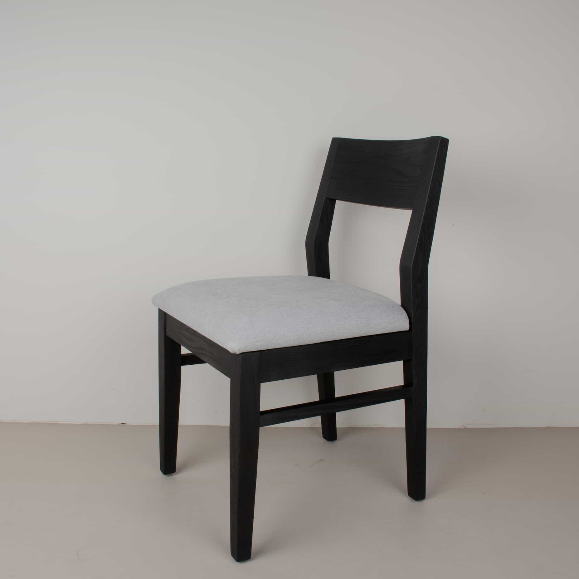 oak dining chair with dove seat