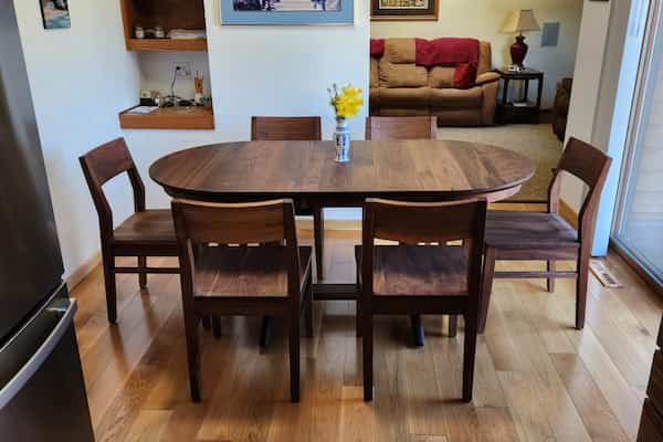 oval kitchen dining set