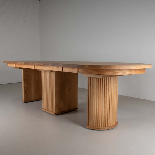 Yoho Oval Extendable Pedestal Table