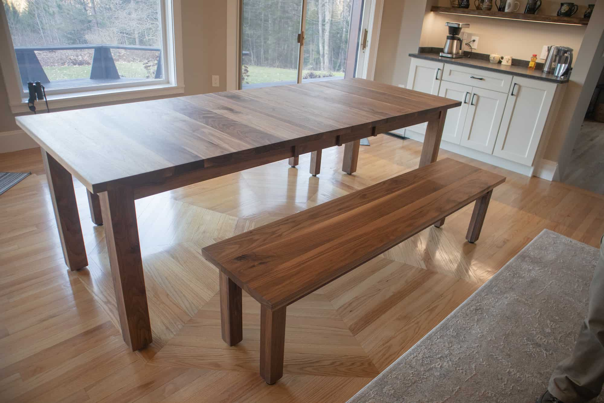 parsons table and bench