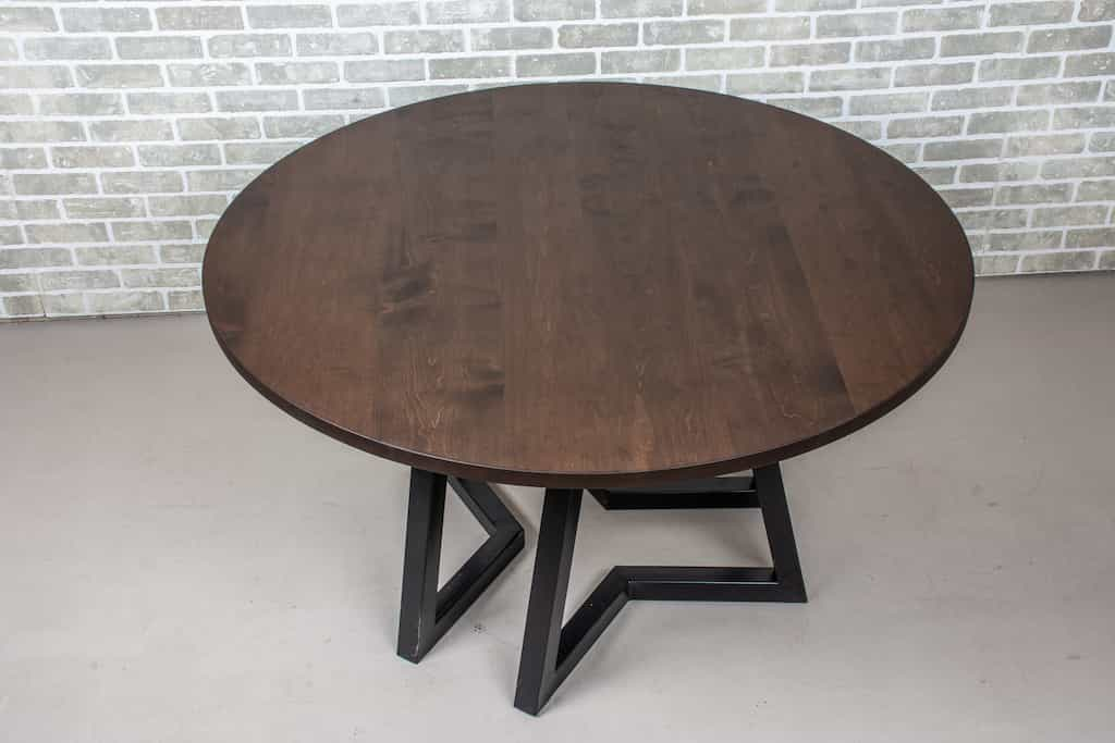 espresso rock maple table