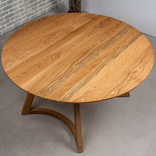 round oak table