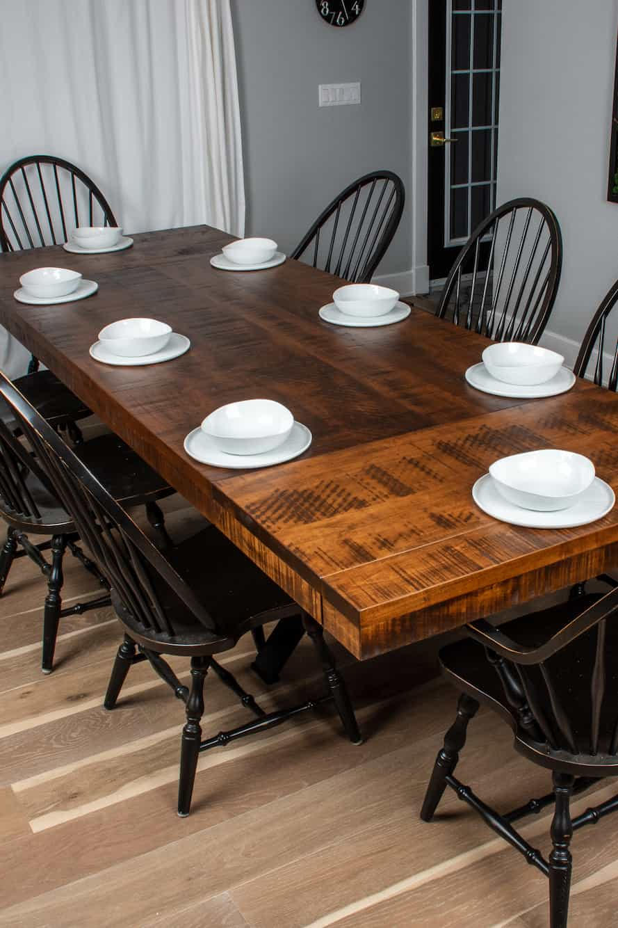 rustic kitchen table