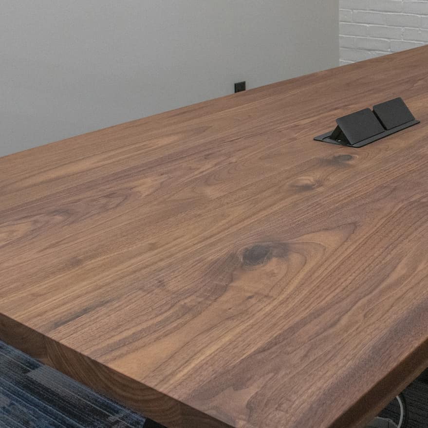 select walnut conference table