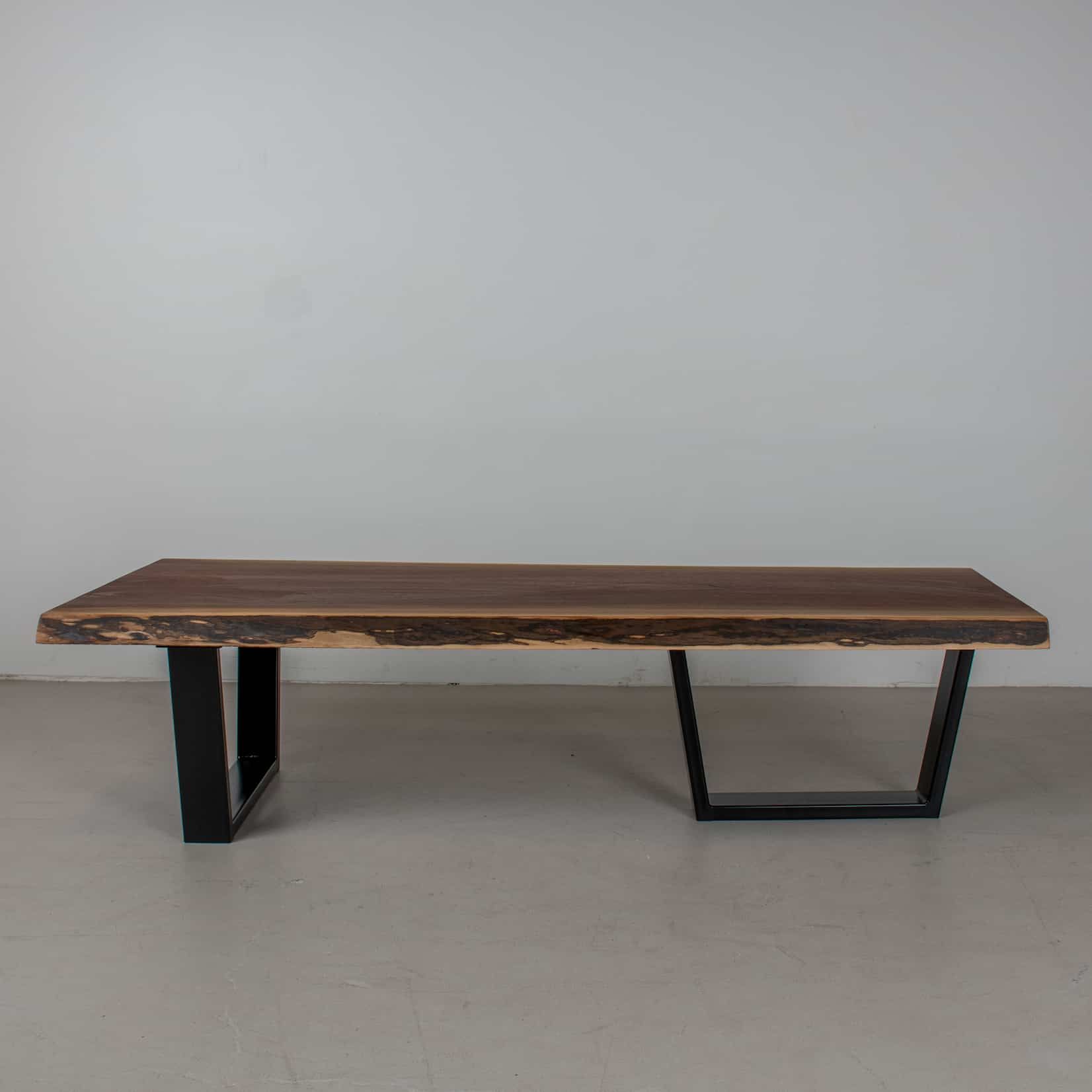 Single Slab Live Edge Walnut Table 60