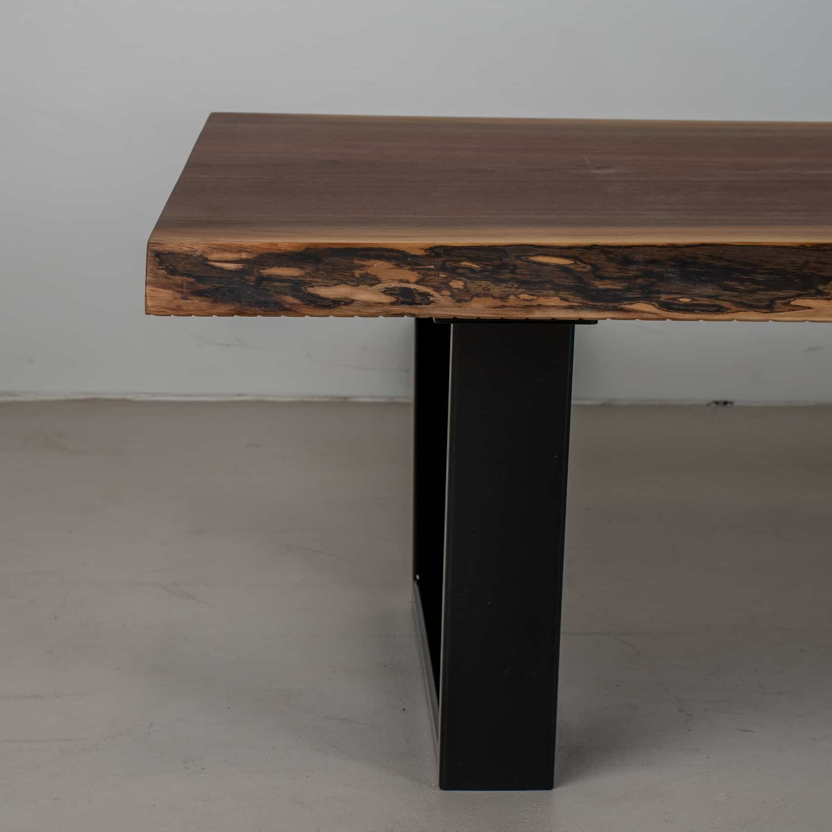 Single Slab Live Edge Walnut Table 60