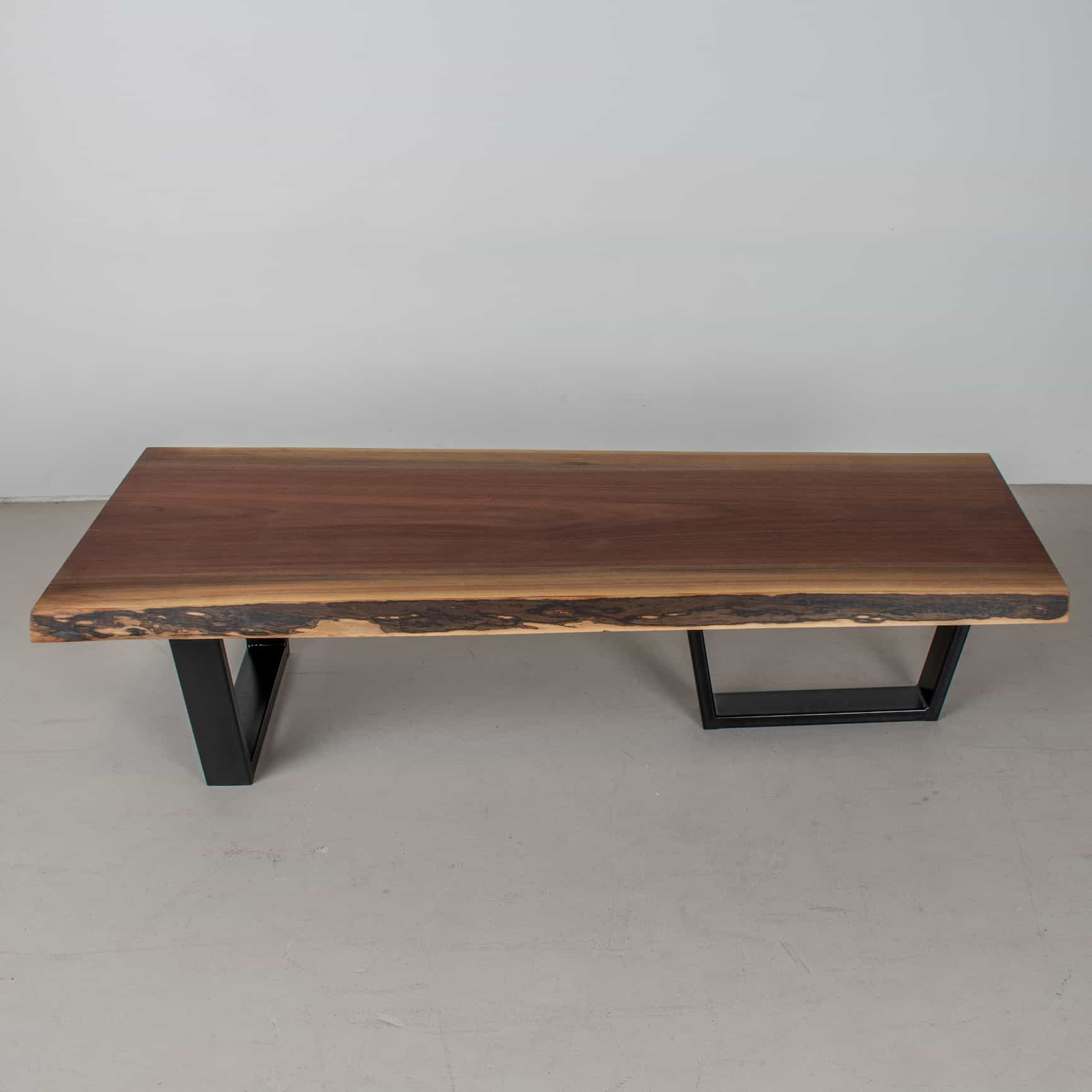 Single Slab Live Edge Walnut Table 60