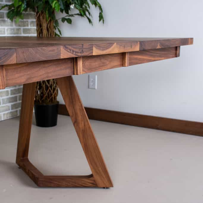 walnut extension table