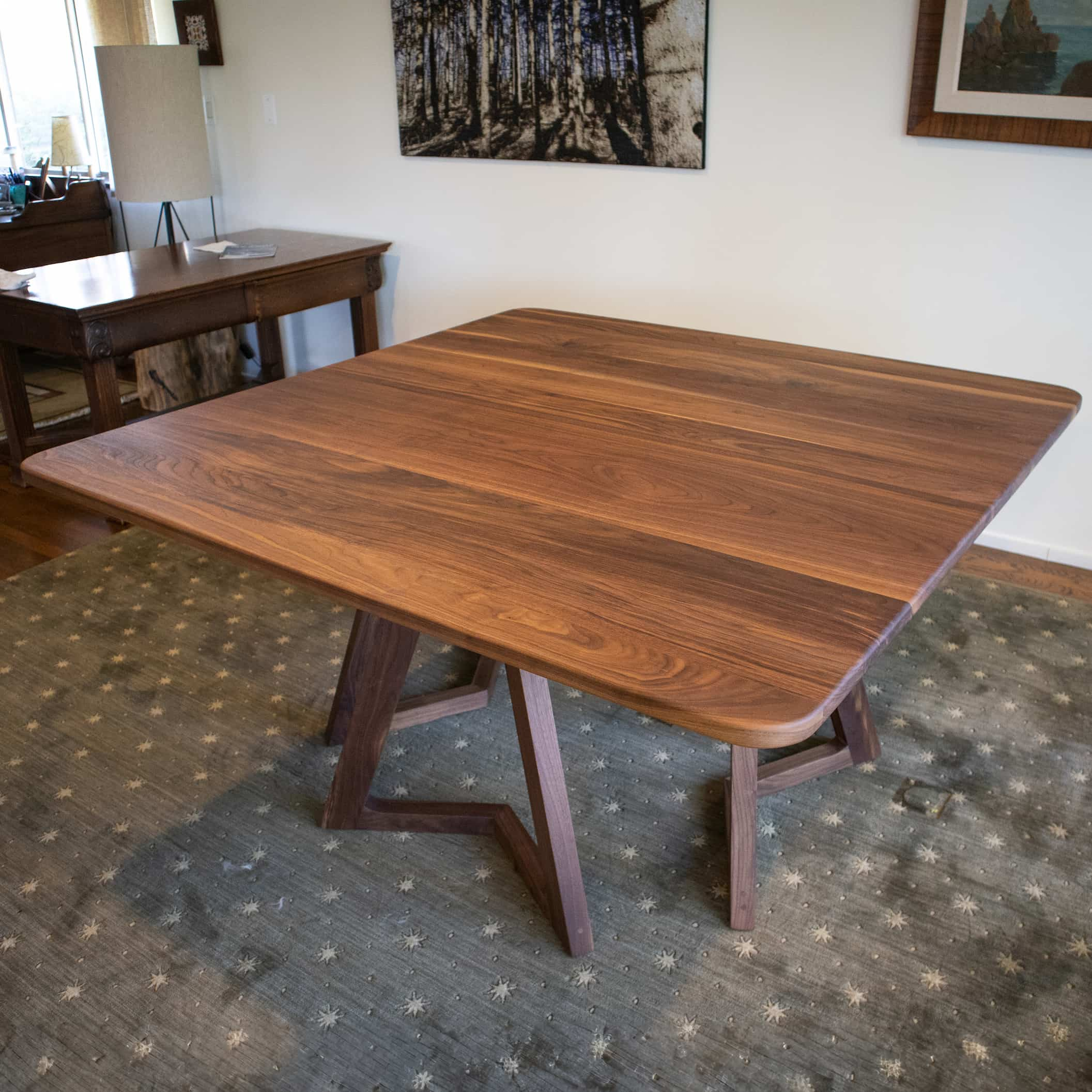 square dining table