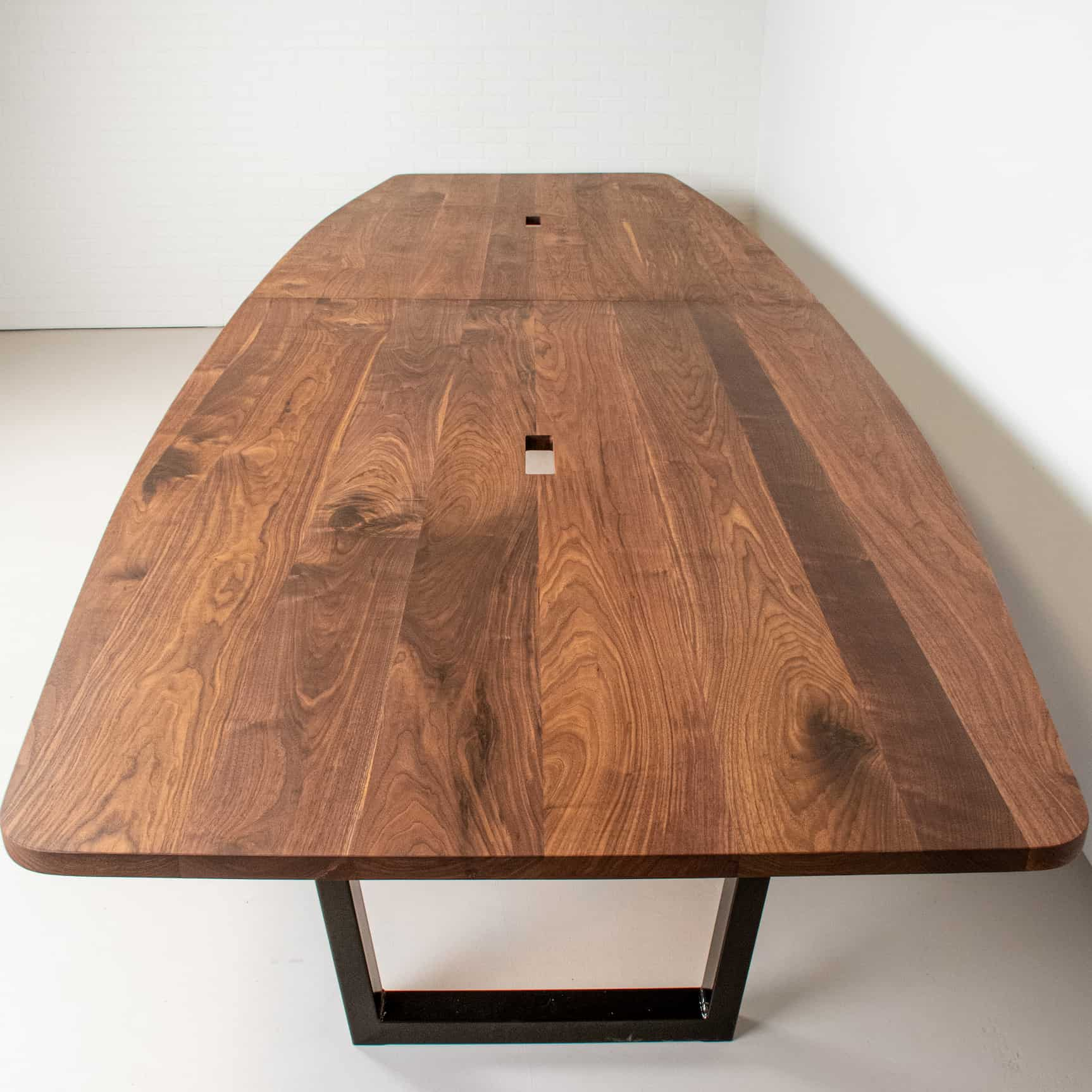 squoval walnut conference table