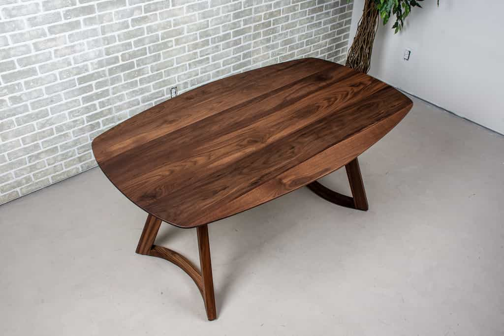 squoval walnut table