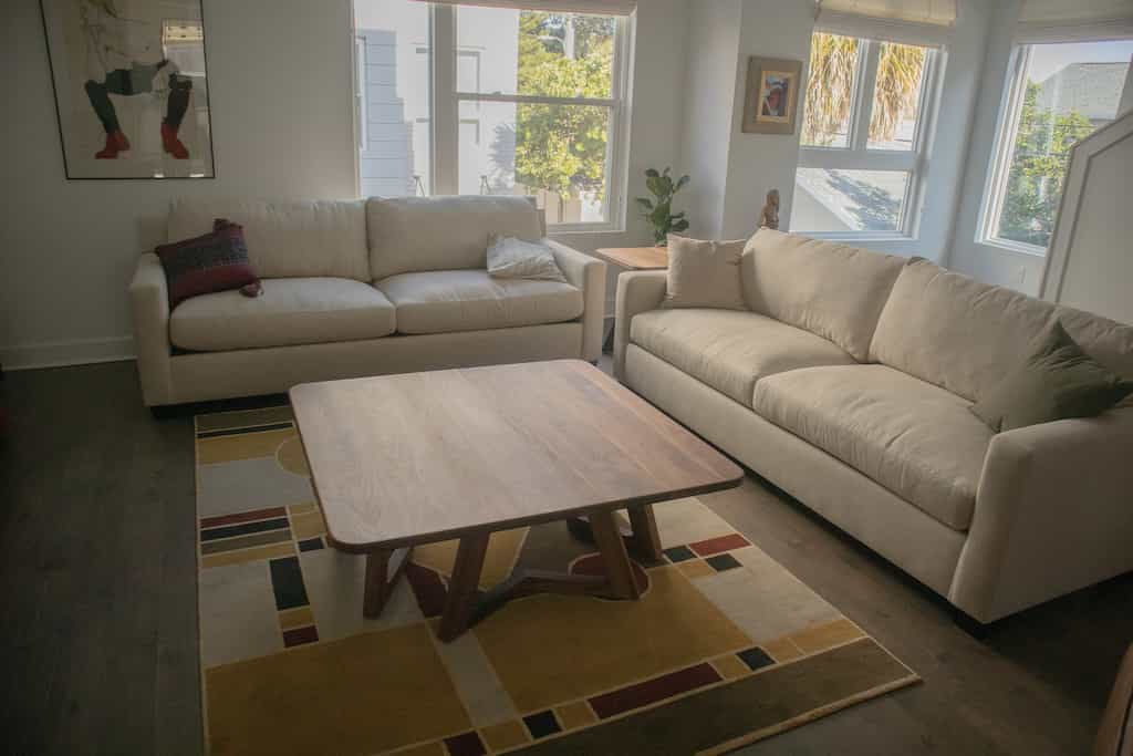 walnut coffee table